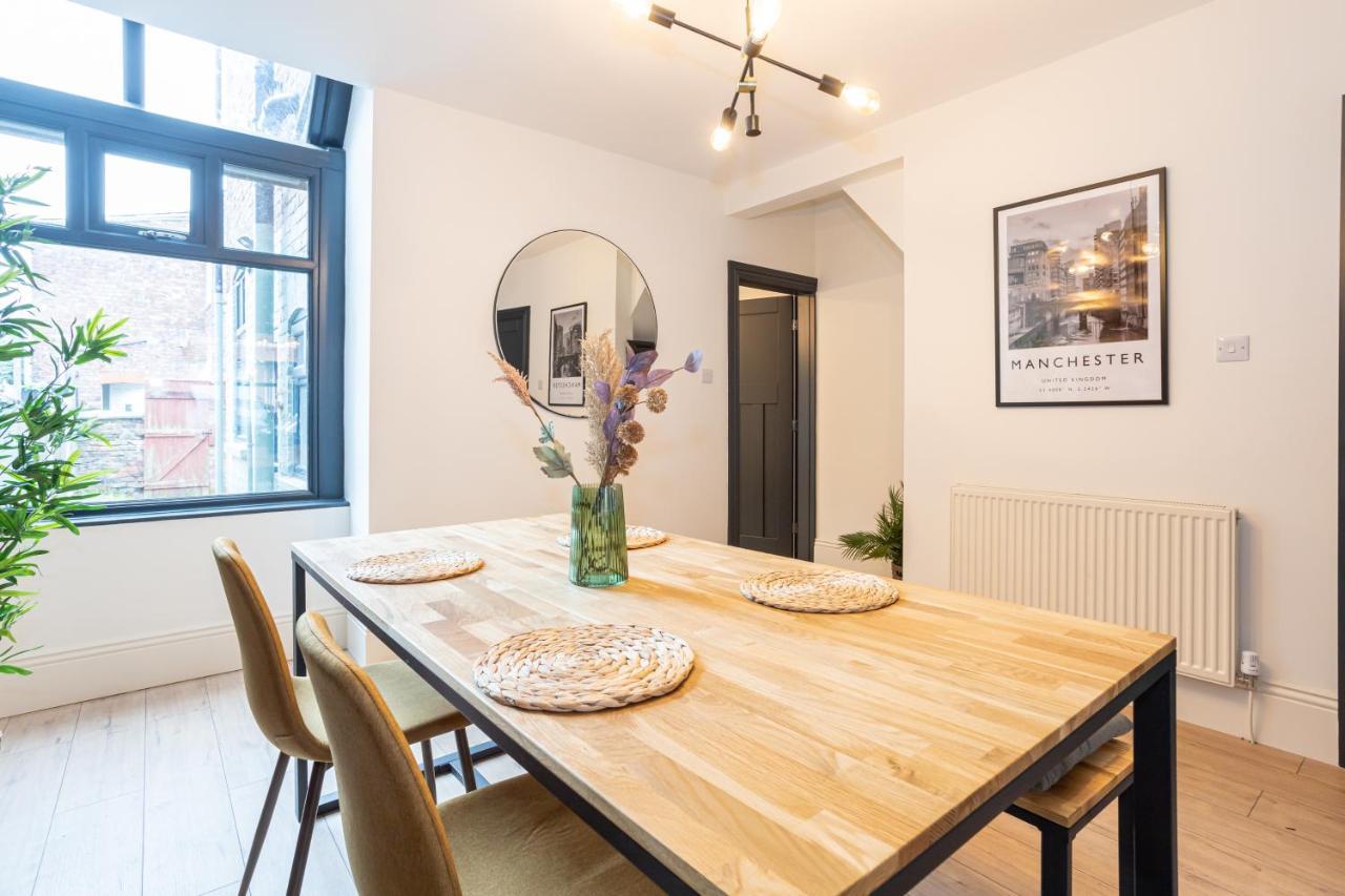 Stunning Scandi 3 Bed House In Manchester-Parking Villa Eksteriør bilde