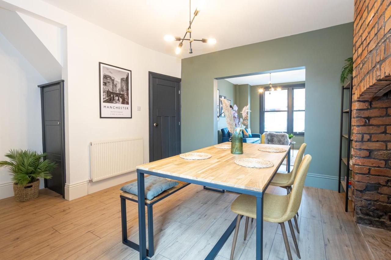 Stunning Scandi 3 Bed House In Manchester-Parking Villa Eksteriør bilde